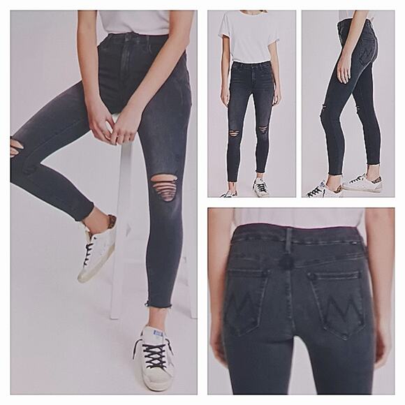 Mother the Looker Ankle Fray Burning  Lanterns GUC $238 Size 26    J1549 - Picture 1 of 8
